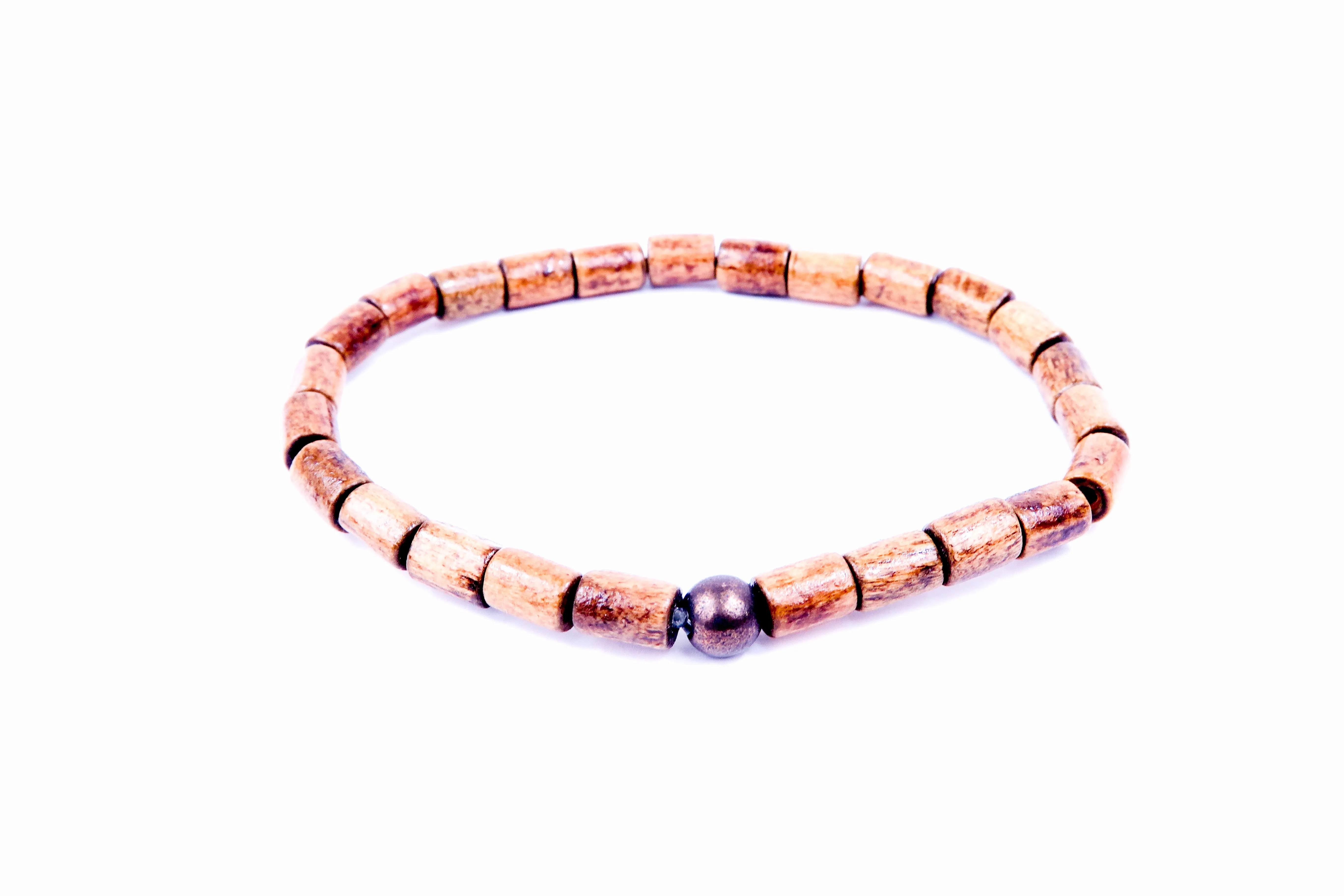 Wooden Bead Stacking Bracelet