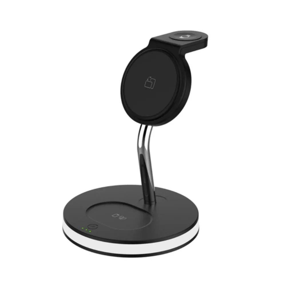 Woowooh 15W Wireless Charger Station with  Light